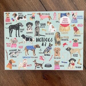 Hot Dogs A-Z 1000 Piece Puzzle - Multicolor